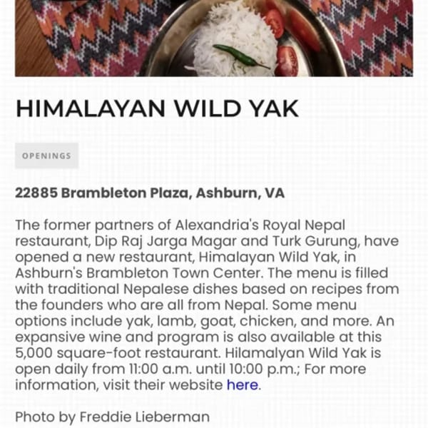 A Nepalese dish from Himalayan Wild Yak featuring white rice, a green chili, and sliced tomatoes.
