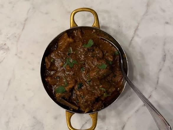 Goat Curry Half.